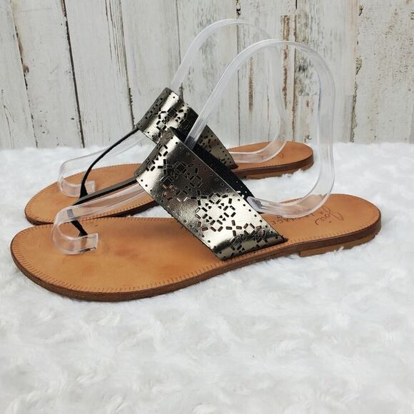 Joie A LA Plage Slide Sandals Pewter Size 9 - Picture 2 of 7